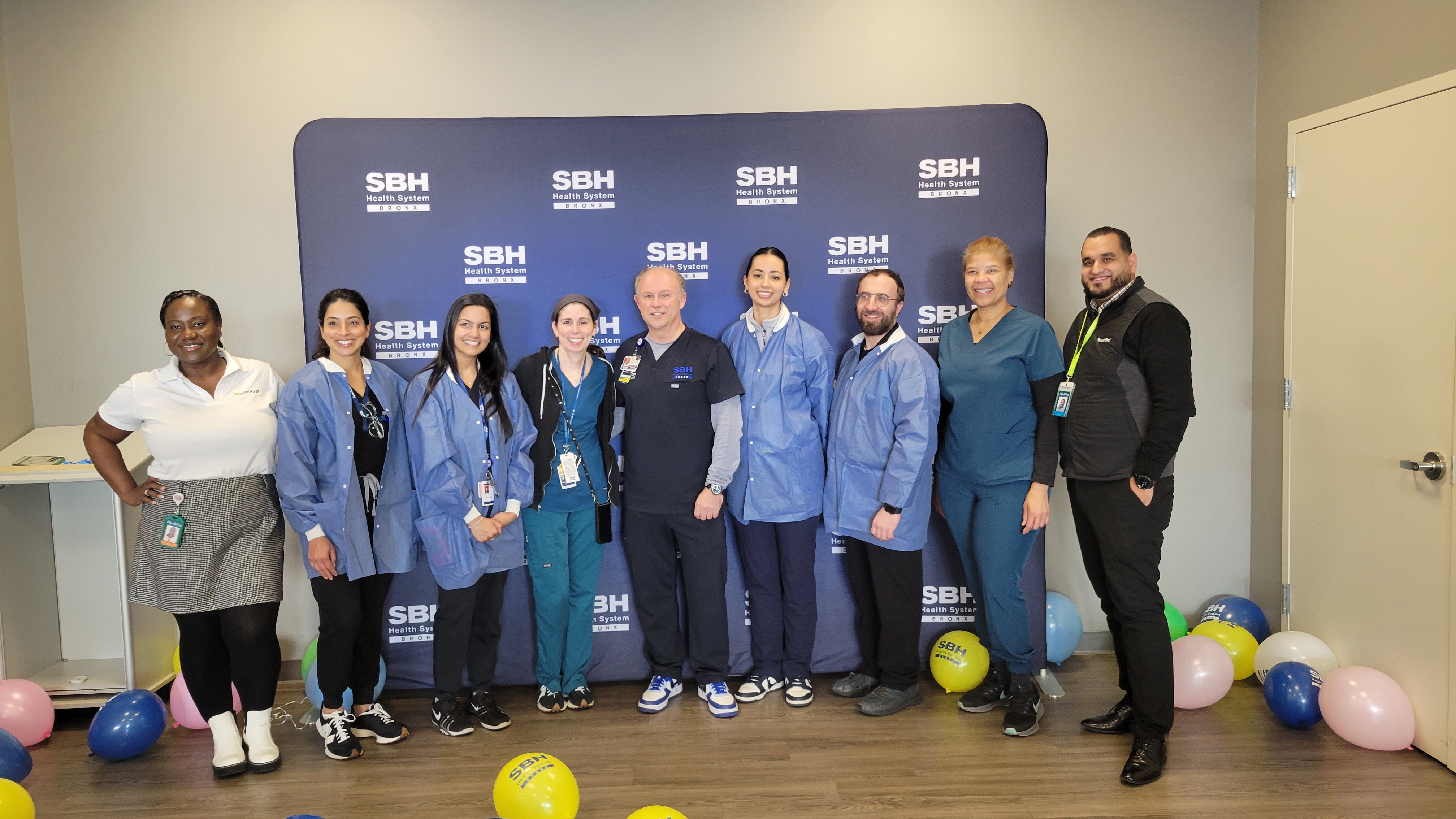 Dr. Jacobo at a St. Barnabas Community Event